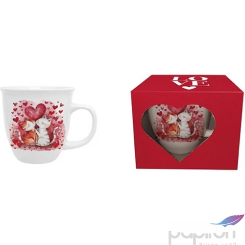 Bögre porcelán 650ml dobozban, Loving Cats