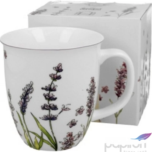 Bögre porcelán 650ml dobozban,Classic Lavender