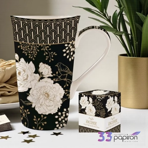 Bögre porcelán 6dl Art Deco