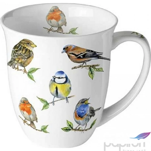 Bögre porcelán Ambiante Bird species 4dl porcelánbögre
