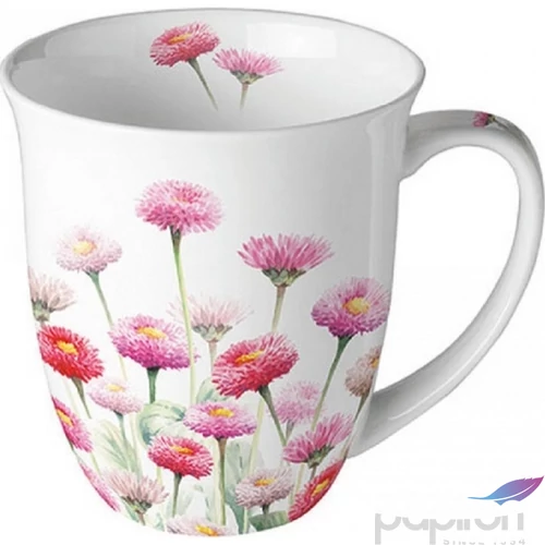 Bögre porcelán Ambiante Painted Bells 4dl porcelánbögre