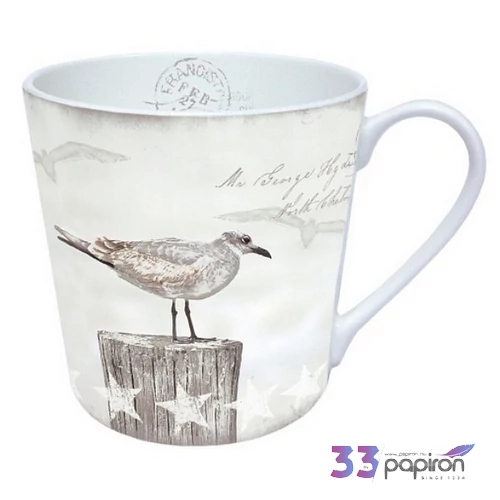 Bögre porcelán Ambiante Seagulls 3dl porcelánbögre