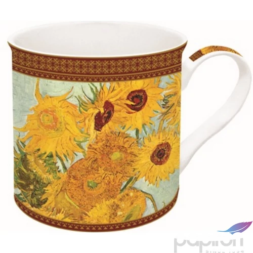 Bögre Porcelán 3dl Van Gogh: Napraforgók dobozban
