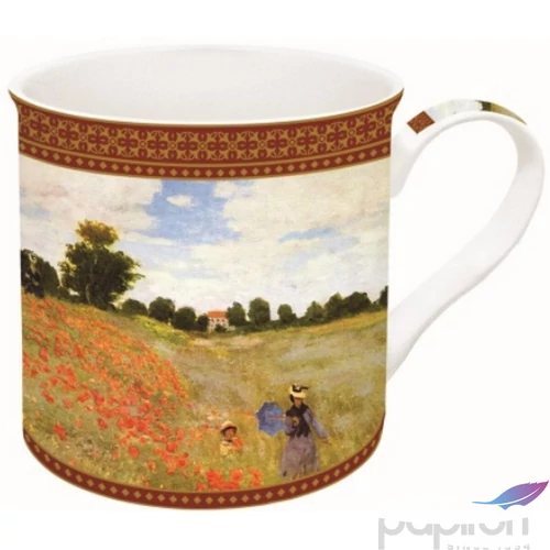 Bögre Porcelán 3dl Monet:Pipacsmező dobozban