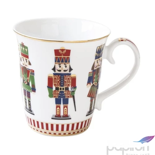 Bögre Porcelán karácsonyi 2,7dl Nutcracker dobozban