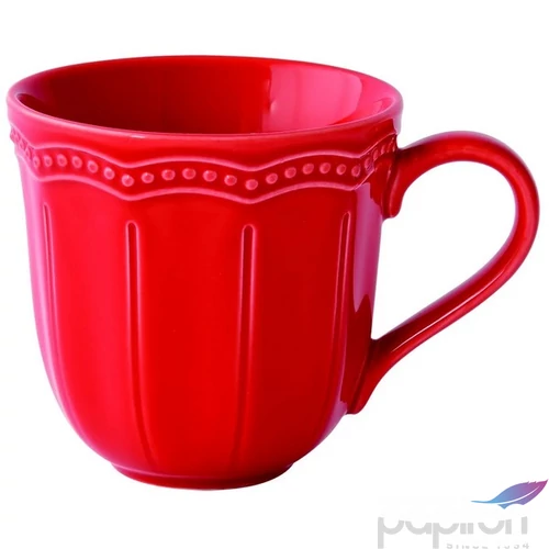 Bögre Porcelán karácsonyi 3,5dl Elite red dobozban