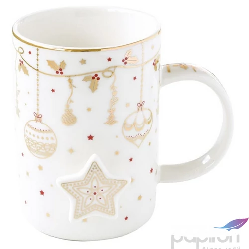 Bögre Porcelán karácsonyi 3,7dl Christmas Lights dobozban