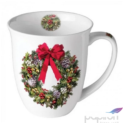 Bögre porcelán Ambiante Bow On Wreath 4dl porcelánbögre