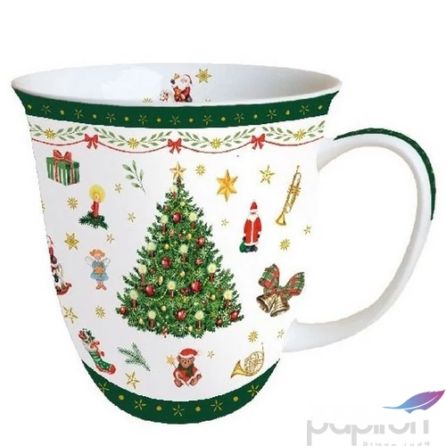Bögre Porcelán karácsonyi Christmas Evergreen 0,4L