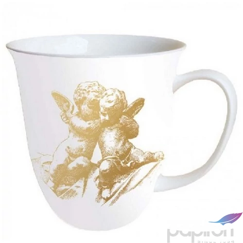 Bögre porcelán Ambiante Classic Angels Godl 4dl porcelánbögre