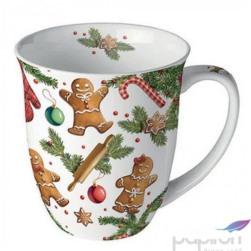 Bögre porcelán Ambiante Gingerbread cookies 4dl porcelánbögre