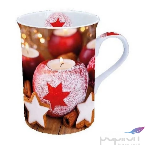 Bögre porcelán Ambiante Star On Candl e 2,5dl porcelánbögre