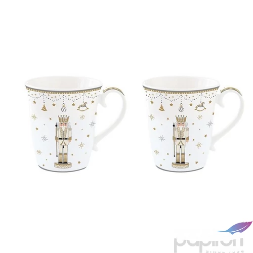 Bögre Porcelán karácsonyi 2,7dl Royal Nutcracker 2db-os dobozban