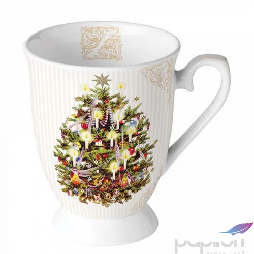 Bögre porcelán Ambiante X-mas Tree 2,5dl porcelánbögre