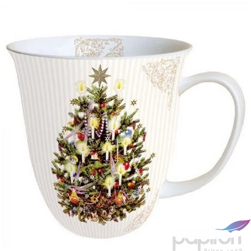 Bögre porcelán Ambiante X-mas Tree 4dl porcelánbögre