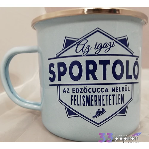 Bögre sportoló Névre szóló bögre