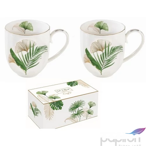 Bögre szett Porcelán 3,5dl Exotique 2db-os dobozban