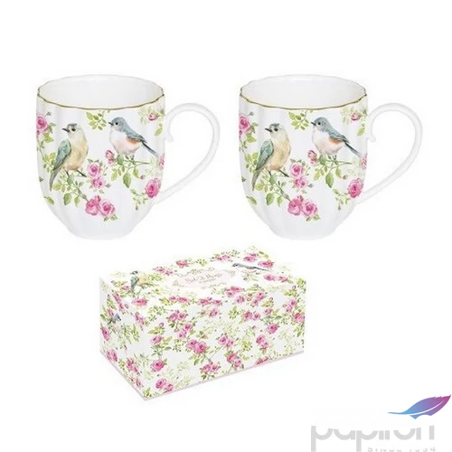 Bögre szett Porcelán 3,5dl dobozbanSpring Time 2db-os dobozban