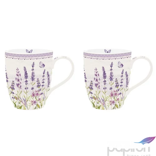 Bögre szett Porcelán 3,5dl Lavender Field 2db-os dobozban