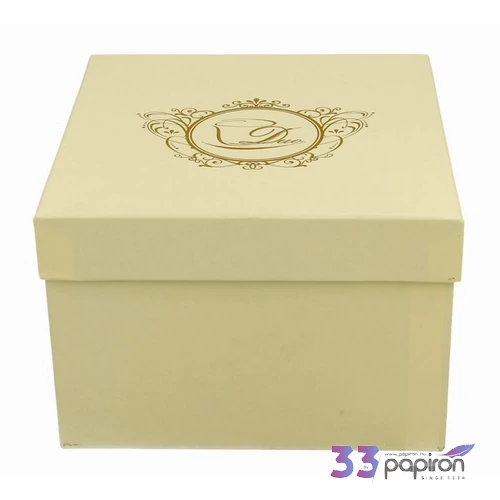 Bögre porcelán 420ml VESPER ECRU Díszdobozban