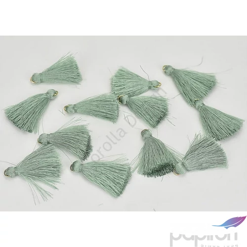 Bojt textil egyszínű fényes menta (12db/csomag) [5998997713964]