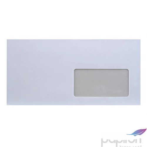 Boríték 1 LA/4 jobb ablakos bélésnyomott, 35x90mm szilikonos