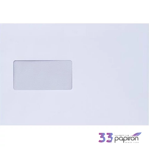 Boríték 1 LC/5 bal ablakos Victoria 45x90mm bélésnyomott 500db/doboz
