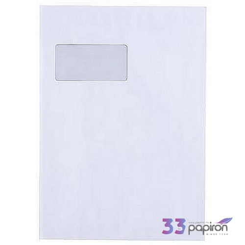 Boríték 1 TC/4 bal ablakos Victoria 55x90mm szilikonos 250db/doboz