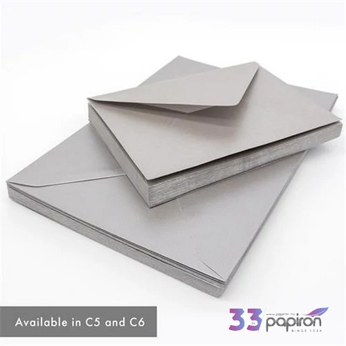 Boríték C6 szilikonos Pukka PadSilver, ezüst