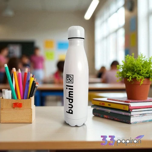 Budmil kulacs fém 500ml 25' Fehér, 10250002/S1