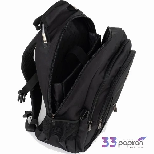 Budmil 25' Fekete iskolatáska laptoptartós