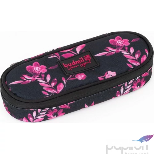 Budmil tolltartó hengeres 25' Fekete-Pink Mintás,22,5x6x9cm 10120083/S17