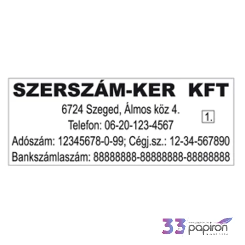 Bélyegző Colop Printer C30 többféle színű házzal