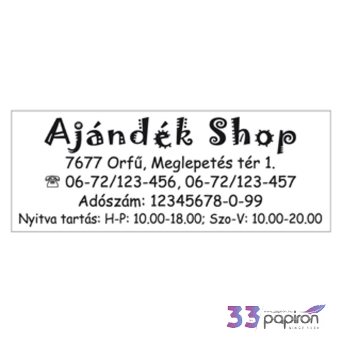 Bélyegző Colop Printer C40 zöld, világoskék, piros, sárga , sötétkék, szürke házzal