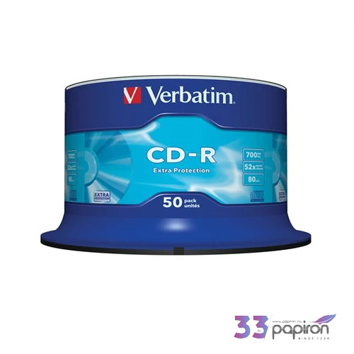 CD-R Verbatim 700MB 52x 50db/henger CDV7052B50DL