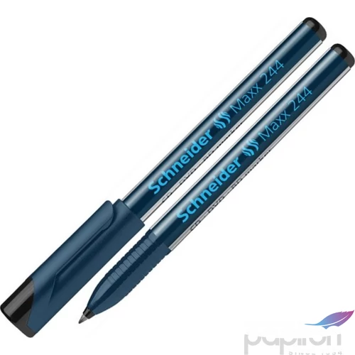 Alkoholos CD marker Schneider Maxx 244 0,7mm tűhegyű fekete Írószerek SCHNEIDER 124401