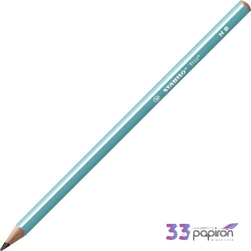 Ceruza HB Stabilo Trio háromszögletű vékony - kék Stabilo grafitceruza 369/02-HB