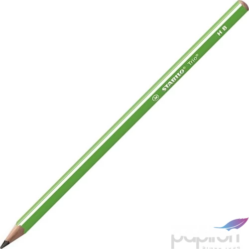 Ceruza HB Stabilo Trio háromszögletű vékony - világoszöld Stabilo grafitceruza 369/04-HB