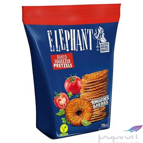 Chips-tallér 70 g ELEPHANT paradicsomos-fűszeres 