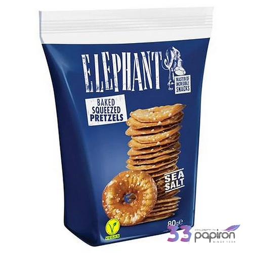 Chips-tallér 80 g ELEPHANT sós