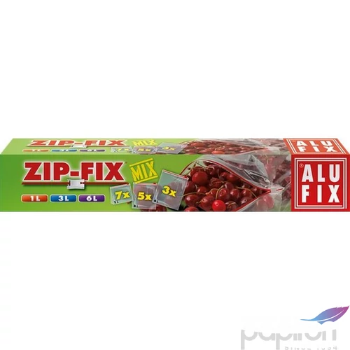 Cipzáras zacskó 1l 3l 6l ALUFIX Zipp Fix