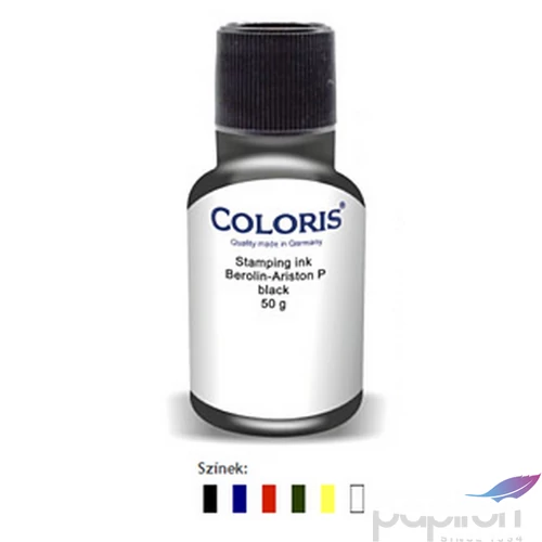 Bélyegzőfesték STK Coloris Berolin-Ariston P red - piros 50ml textilre