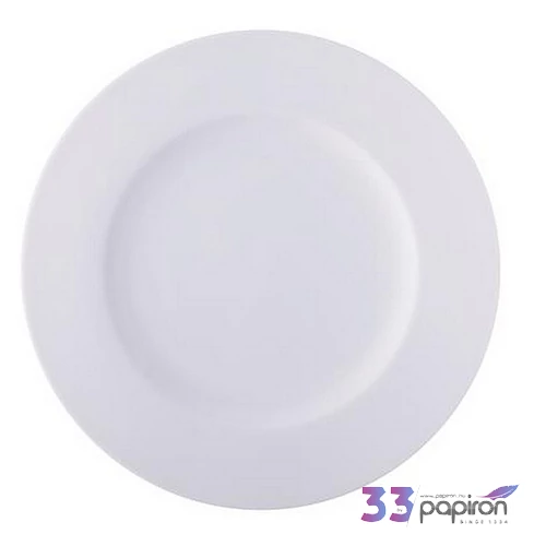 Csemegetányér fehér 21cm 6db-os szett Economic