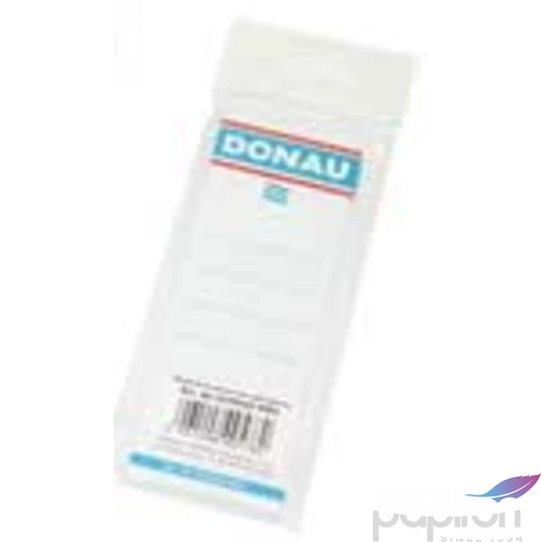 Cserecímke 75mm Donau iratrendezőhöz, kétoldalas 28x153mm feh. Iratrendezés DONAU 8370920-09PL
