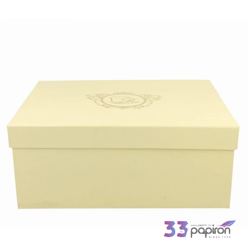 Csésze aljjal porcelán 220ml ENGLAND ECRU 2 db/szett Díszdobozban