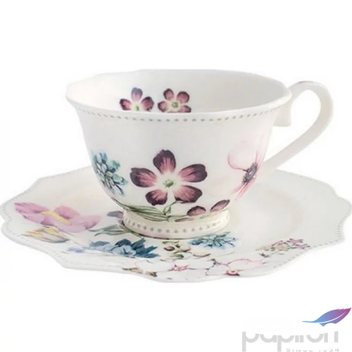 Csésze+alj 220ml Porcelán Mea jade