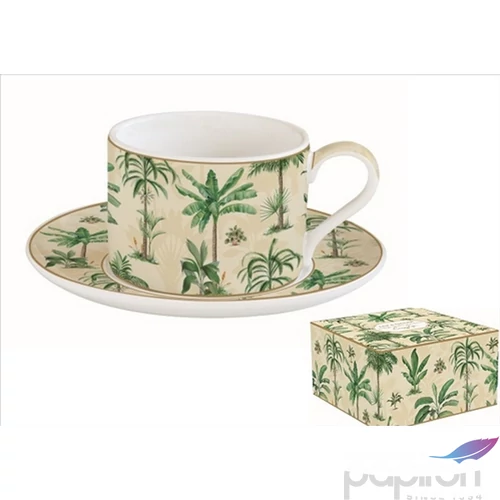Csésze+alj Porcelán 2,4dl Oasi dobozban