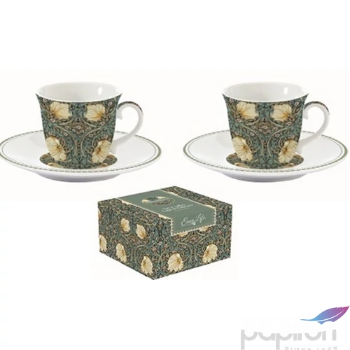 Csésze+alj porcelán reggeliző 3,7dl Garden Joy dobozban