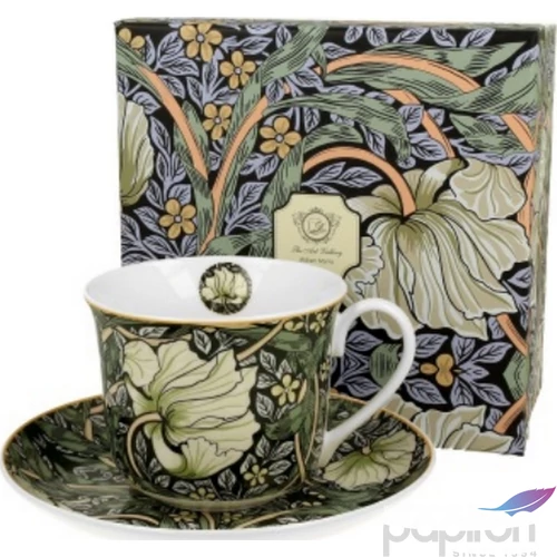 Csésze+alj Porcelán 4dl William Morris:Pimpernel dobozban