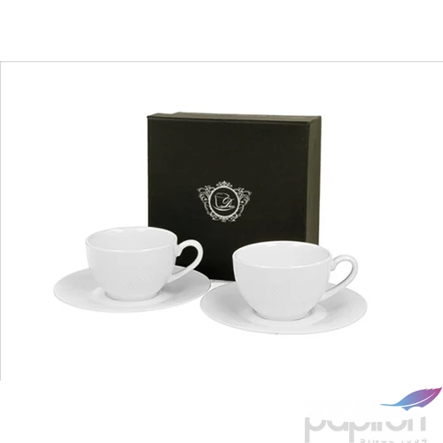 Csésze+alj Porcelán 75ml Diamond 2db-os dobozban